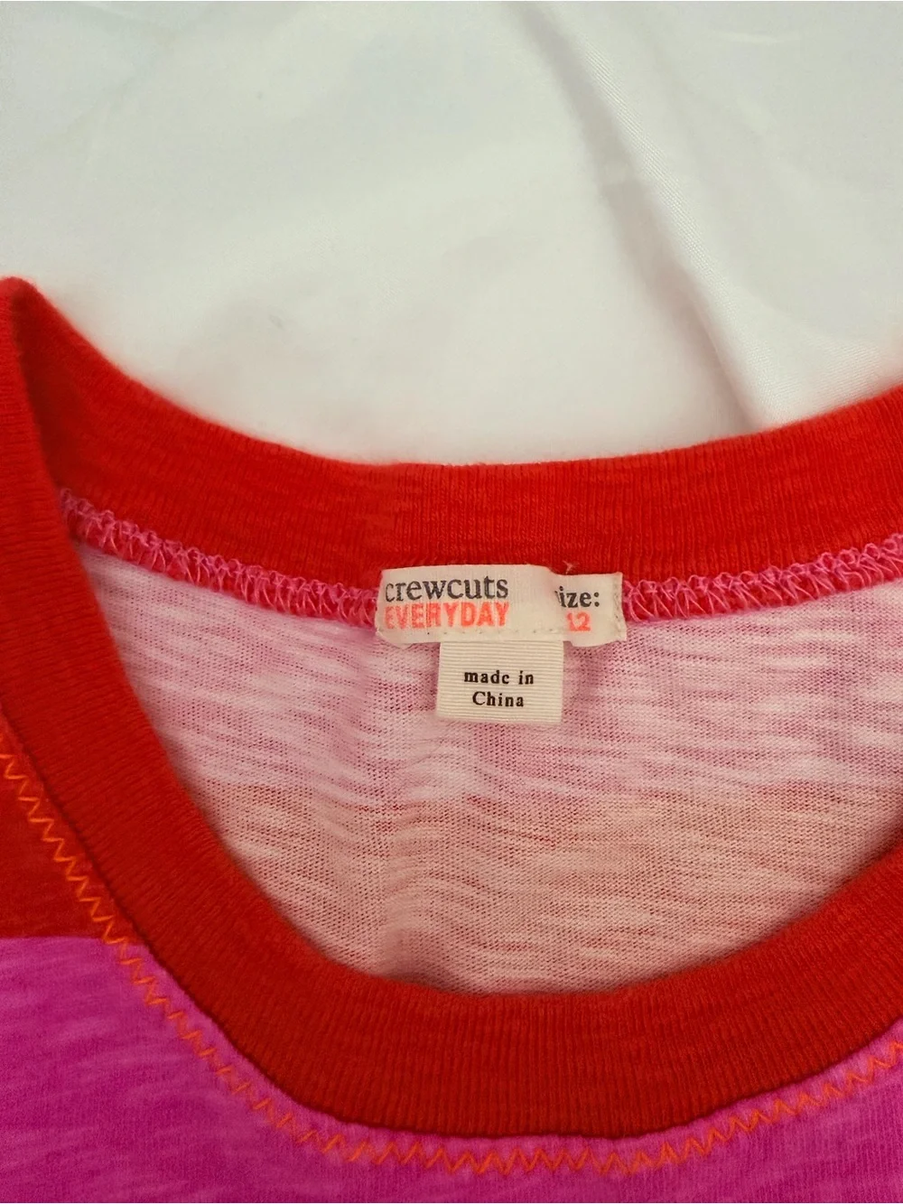 Crewcuts Pink and Red Striped Sleeveless Dress